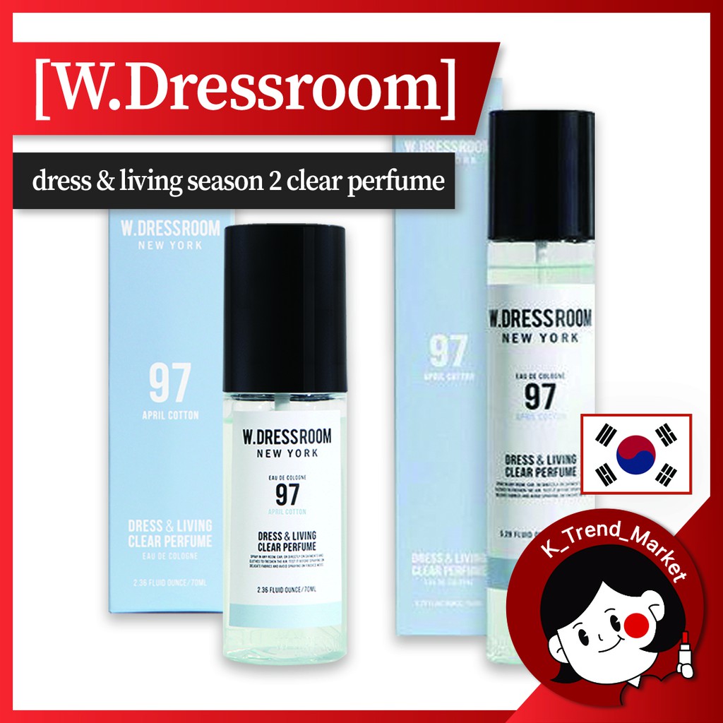 W.DRESSROOM (Hàng Mới Về) Set 2 Chai Nước Hoa Trong Suốt Dung Tích 70ml 150ml Tiện Dụng