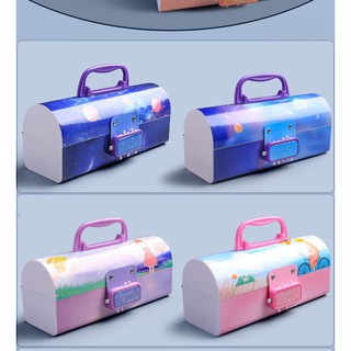  Hộp bút có mật khẩu đa năng kiểu Hàn Quốc chất liệu nhựa sạch ABS an toàn cao cấp 