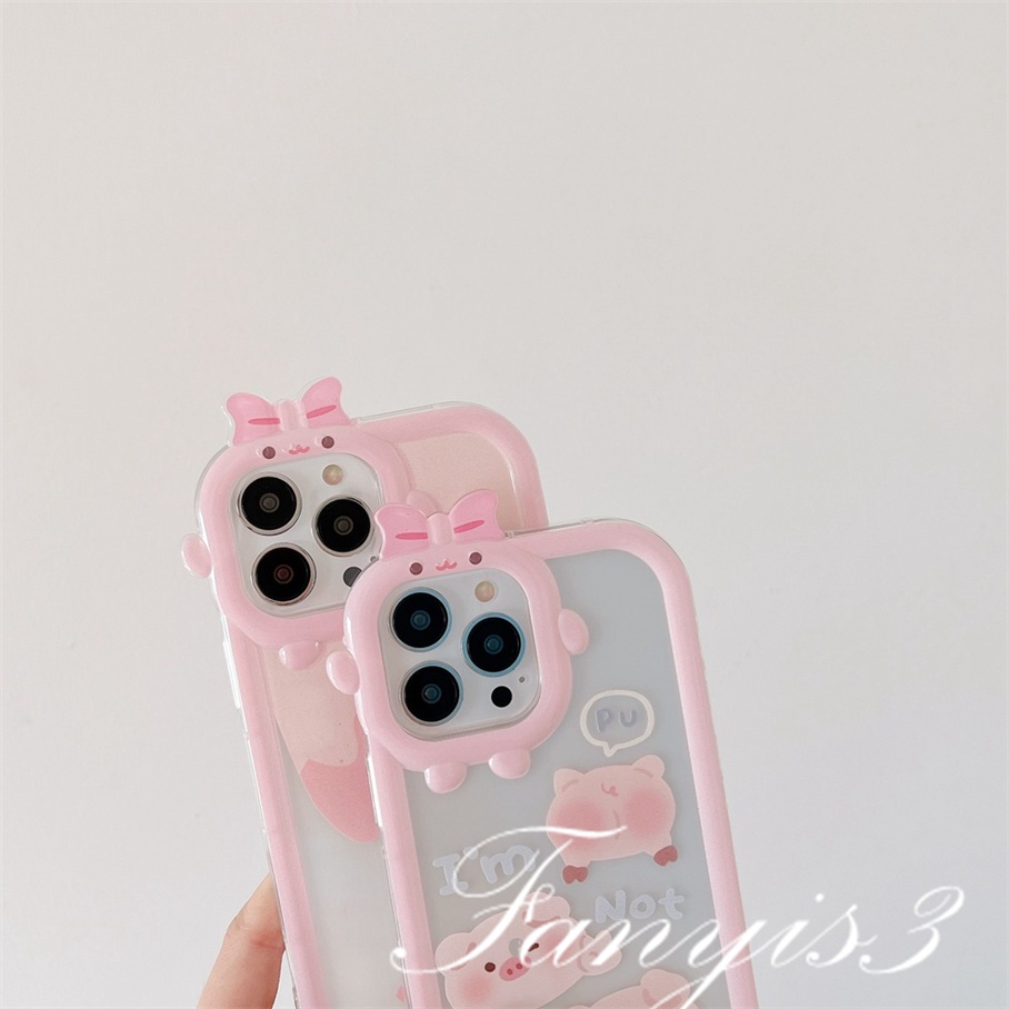 Ốp Điện Thoại Mềm Trong Suốt In Hình Heo Peppa Cho iPhone 14 13 12 11 Pro Max X XR Xs Max 8 7 6 6s Plus SE 2020