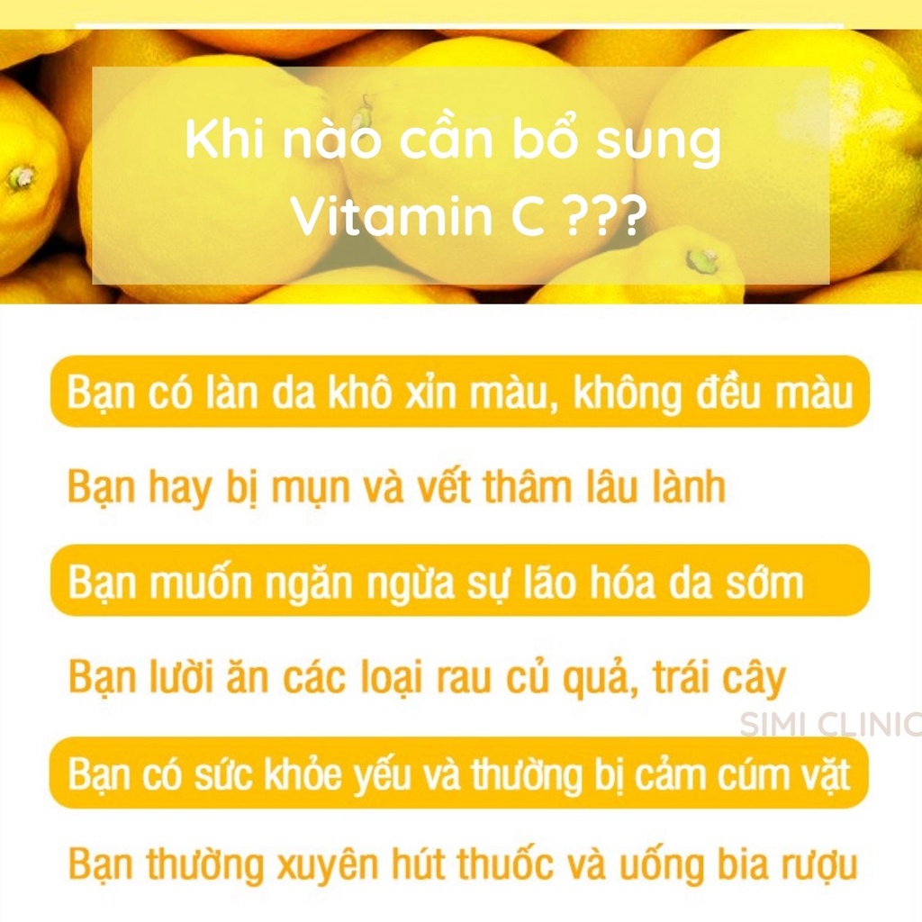 Viên uống Vitamin C DHC Nhật Bản dưỡng sáng đẹp da tự nhiên chống nắng mờ thâm ngừa mụn tăng cường sức đề kháng