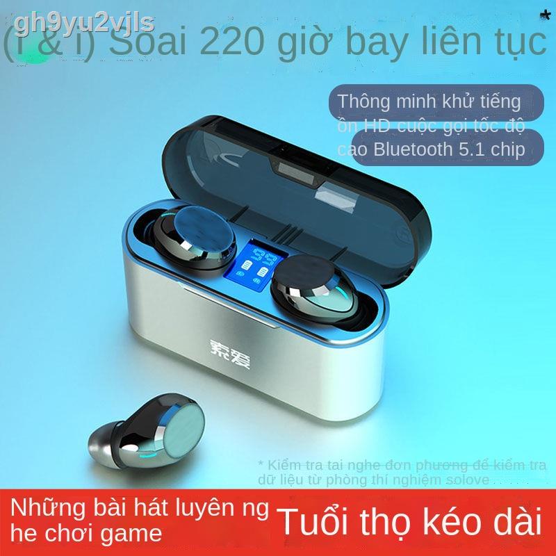 ✤❈Tai nghe bluetooth không dây Sony Ericsson thể thao mini hai chờ cực lâu cho OPPO Huawei Xiaomi Apple