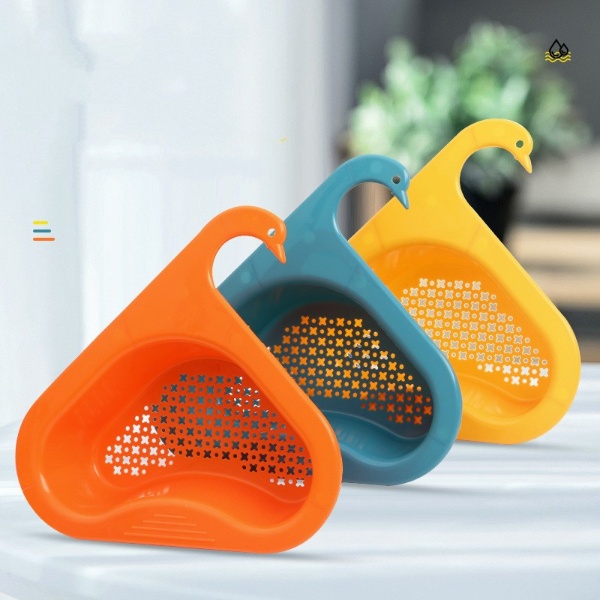 Rổ lọc rác bồn rửa chén- giỏ tam giác dạng lưới đựng dụng cụ bồn rửa bát