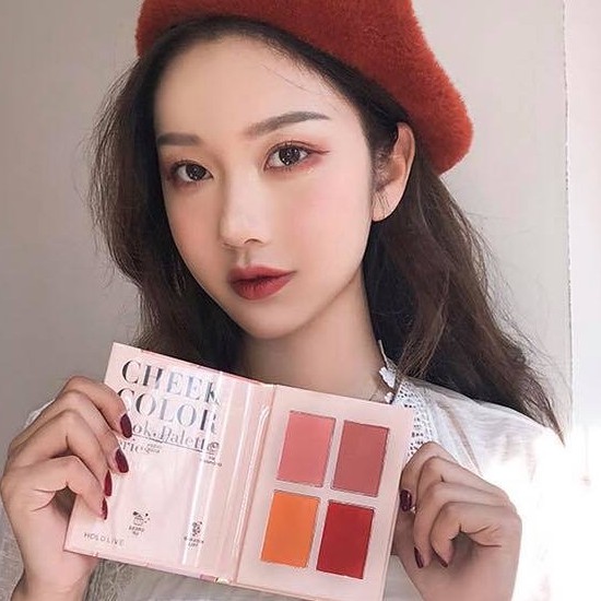 (HÀNG NỘI ĐỊA TRUNG) HOLD LIVE - Bảng má Cheek Color Shadow Book Palette