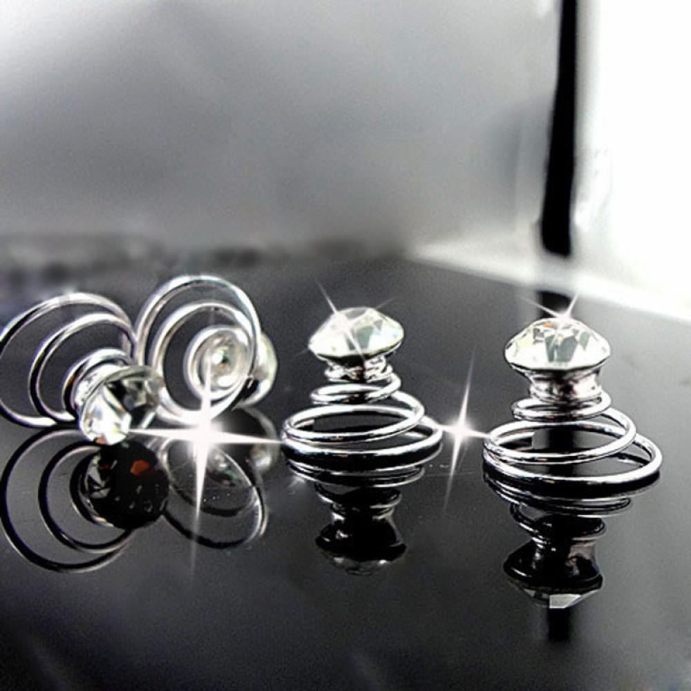 20pcs Barrette Lady Rhinestone Women Flower Hairpin