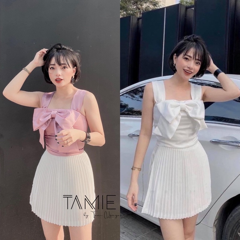 Quần Váy Dập ly nhuyễn Xẻ vạt TAMIEclothing | BigBuy360 - bigbuy360.vn