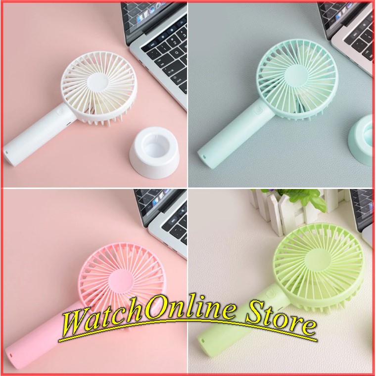 [Hàng sẵn] Quạt sạc Mini cầm tay 3 cấp độ gió | BigBuy360 - bigbuy360.vn