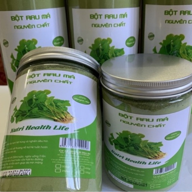 Bột rau má nguyên chất hộp 250g