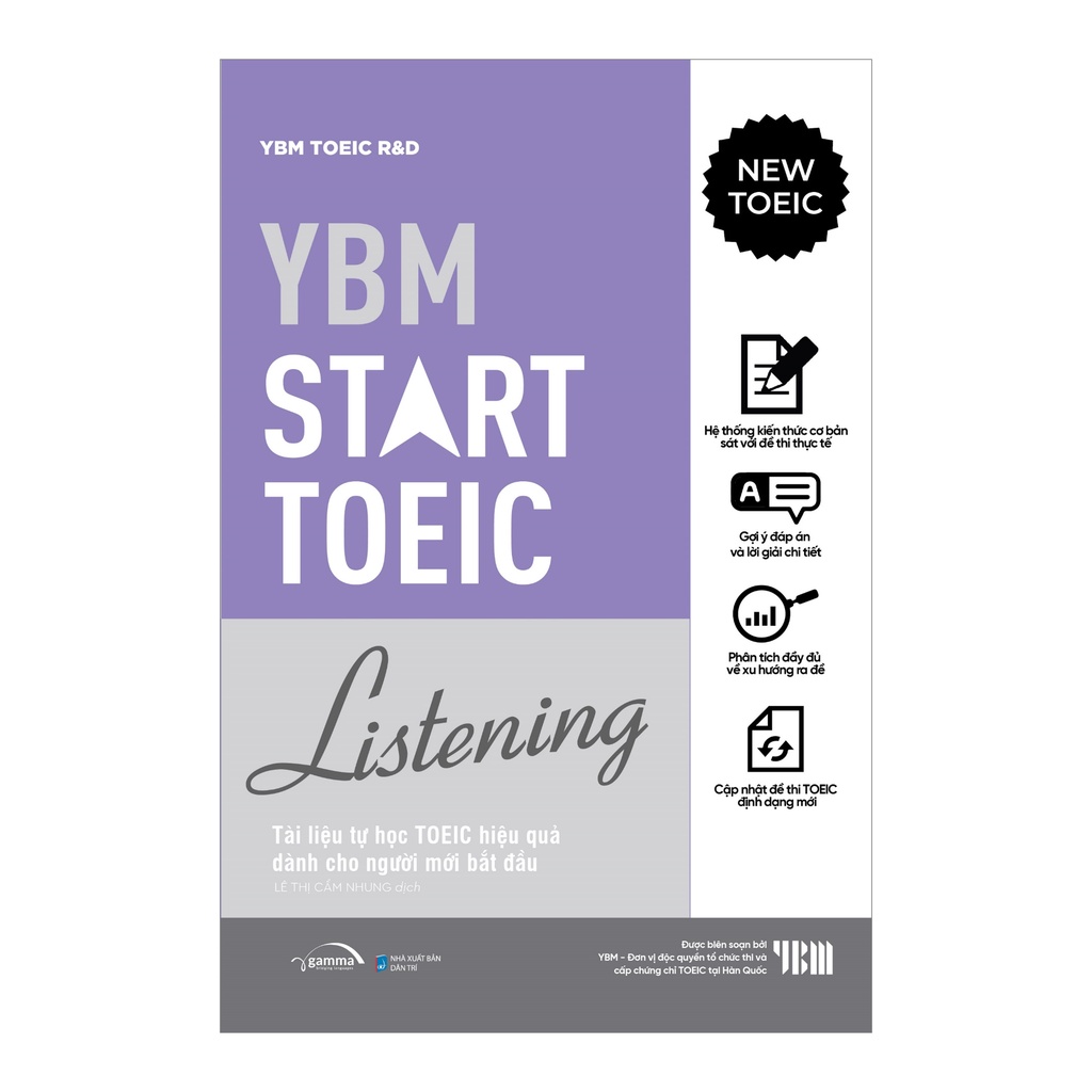 Sách - Lẻ/Combo YBM TOEIC Start Reading + YBM TOEIC Start Listening