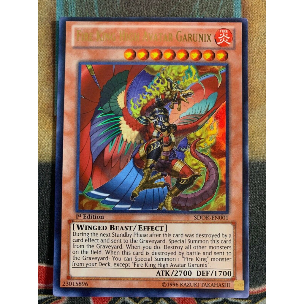 Bài Yugioh - Fire King High Avatar Garunix