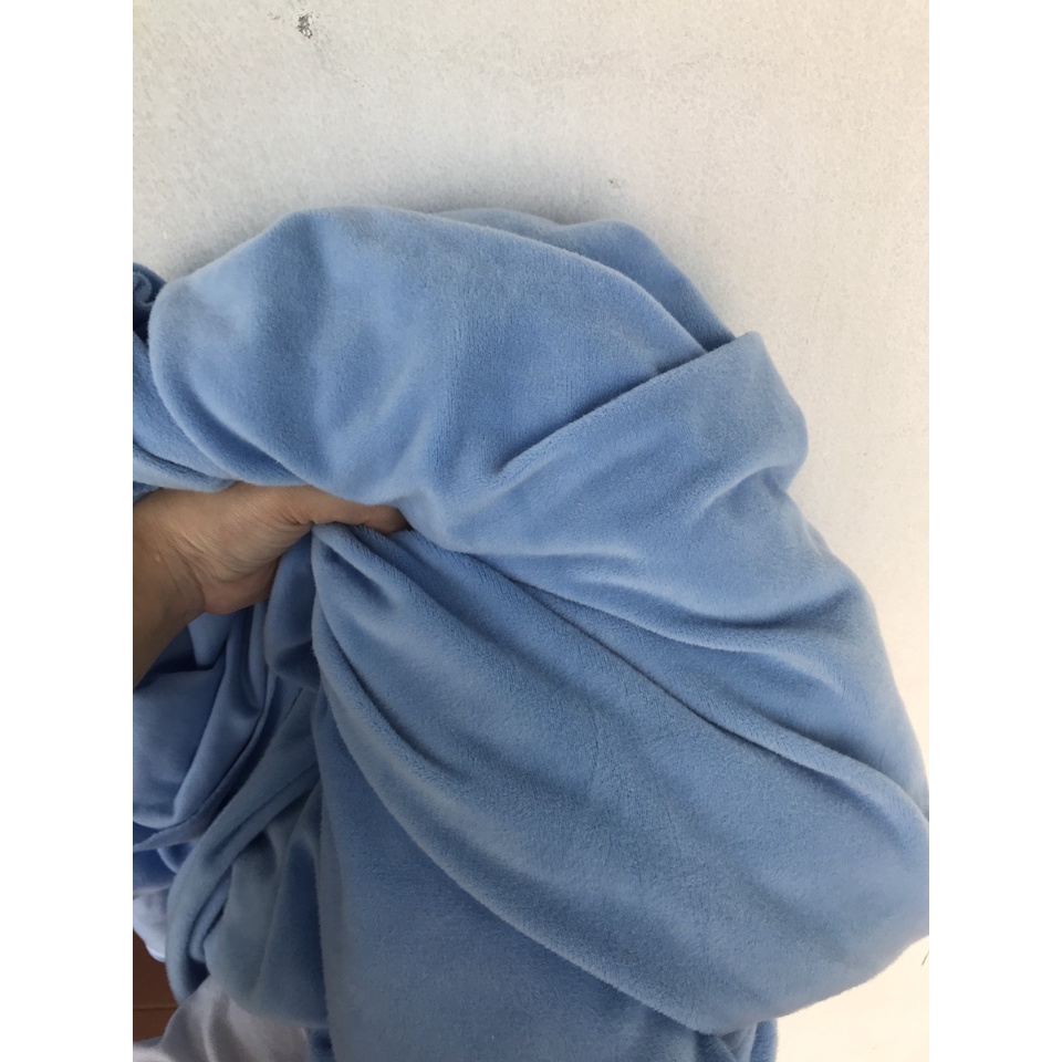 (SALE lông Nhung CO GIÃN miniso cuối cây 1mx1m6 ) Vải lông nhung cuối cây vải tấm 1mx1m5 giá siêu rẻ chỉ 35k