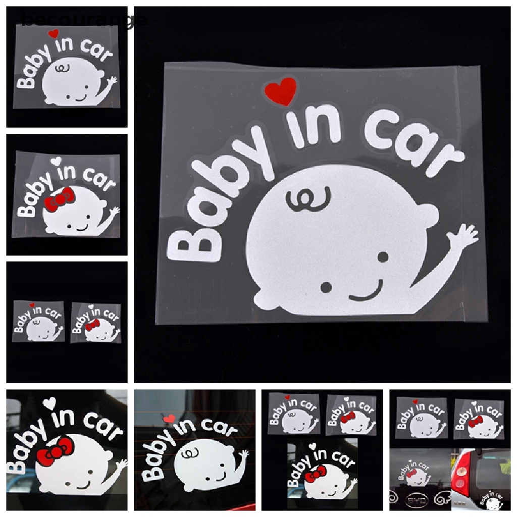 Miếng Dán Phản Quang Baby In Car Giữ Ấm Thời Trang