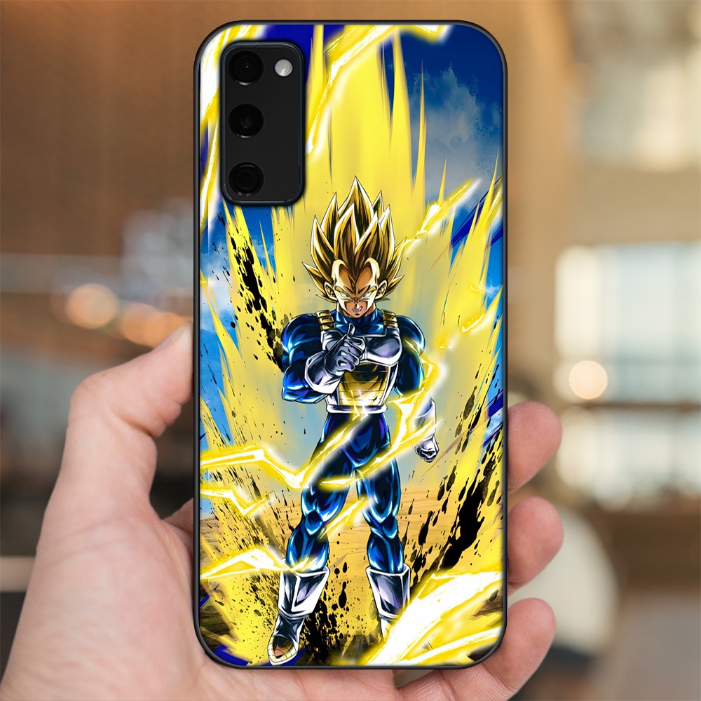 Ốp lưng Samsung S20 FE viền đen in hình Vegeta Dragon Ball