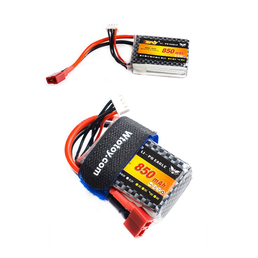 [PIN LOẠI TỐT] Pin Lipo 2S 7.4V 850mAh 25C