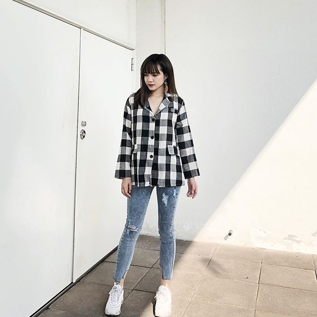 Sơ mi vs jean