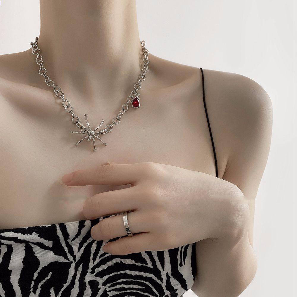 Vòng cổ Mặt Nhện Back2Lilife Tinh Tế Đơn Giản|Vòng cổ Thép Titan Đính Hạt Thời Trang Cho Cặp Đôi