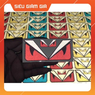 Tem mắt fendi phản quang 4x9cm