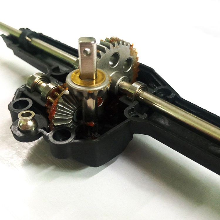Bộ cầu trước + cầu sau xe điều khiển từ xa 1:10 không kèm thanh đánh lái