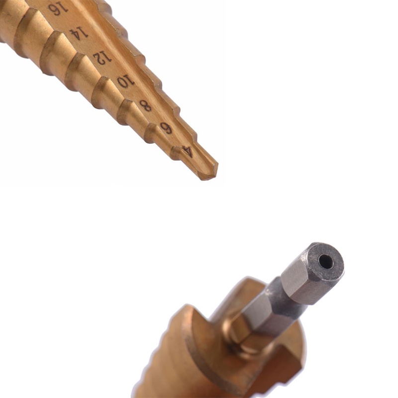 Bộ 3 Mũi Khoan Bước Hình Nón Hss