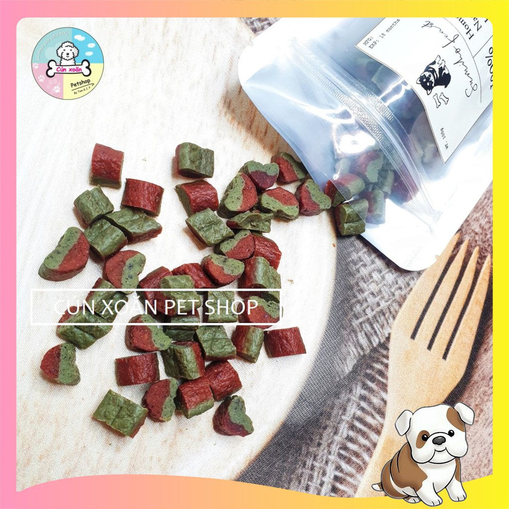 Bánh thưởng cho chó Sumiho Feast 🥦 Viên bò rau củ🥦 (100gr) thức ăn cho chó từ 2 tháng tuổi