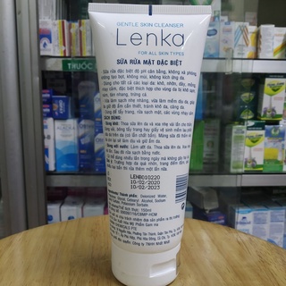 Sữa rửa mặt dịu nhẹ Lenka