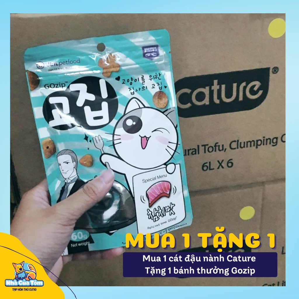 Cát Đậu Nành Cao Cấp Cature Siêu Khử Mùi | Hàng Chính Hãng Công Ty | Cát Đậu Nành Cho Mèo