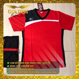 [RẺ VÔ ĐỊCH] Bộ Quần Áo Thể Thao Ngắn Tay Mizuno Chất Thun Lạnh - Hàng Xuất Mỹ Canada