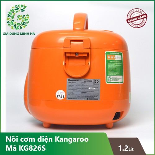 Nồi cơm điện 1.2 lít Kangaroo KG826S bảo hành chính hãng 12 tháng