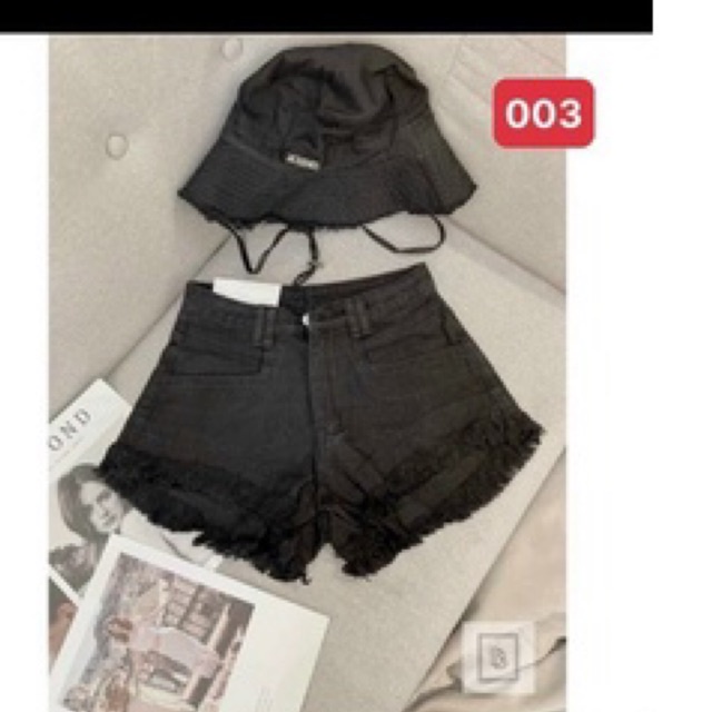 Quần short jean tua rua xinh xắn kiểu hot teen alohashop91
