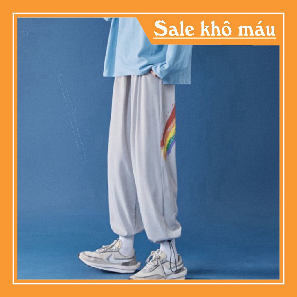 Quần Jogger unisex thể thao Cầu vồng phong cách Hàn Quốc siêu hot-SP7 | BigBuy360 - bigbuy360.vn