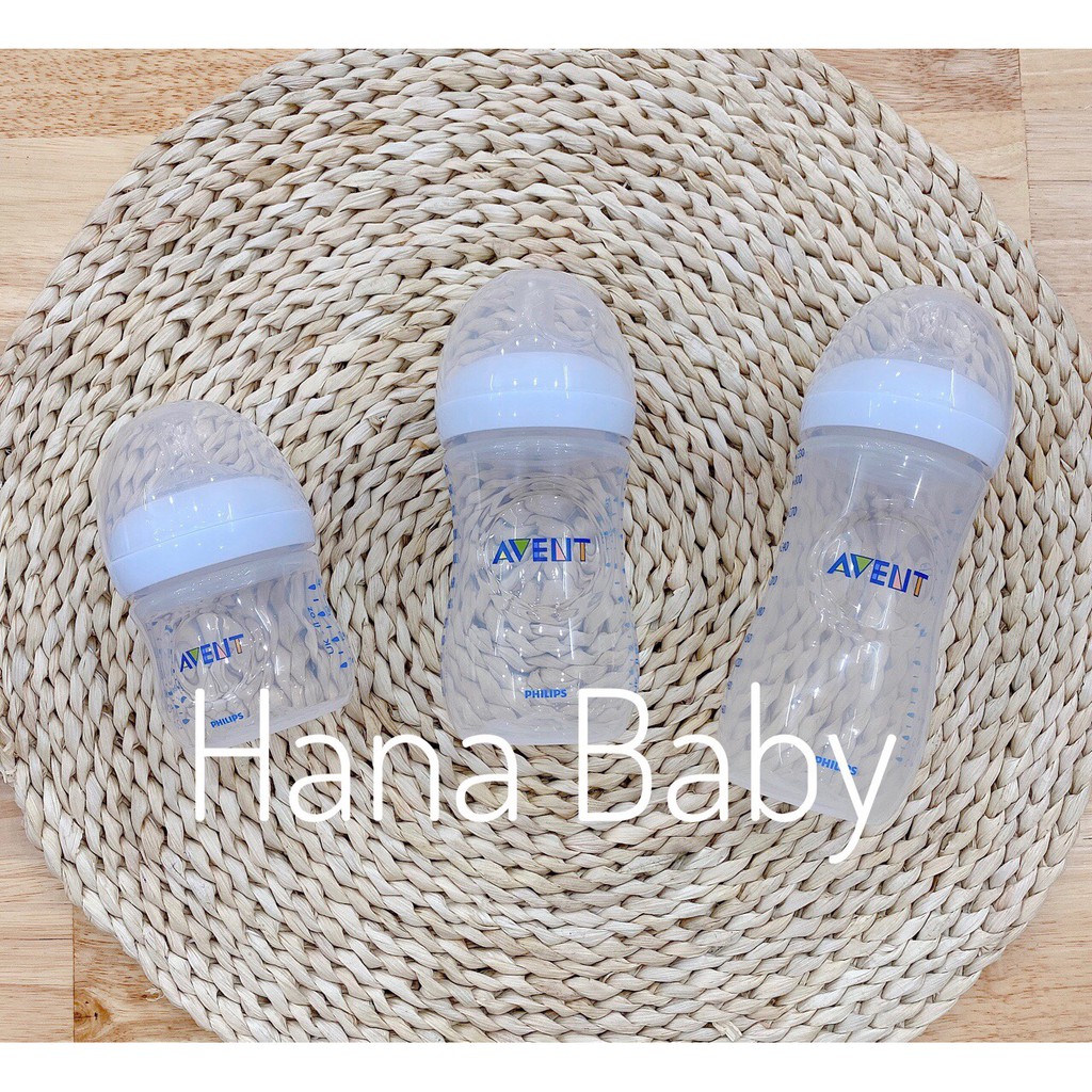 Bình sữa cổ rộng philips Avent natural 125ml 260ml 330ml - bình trong