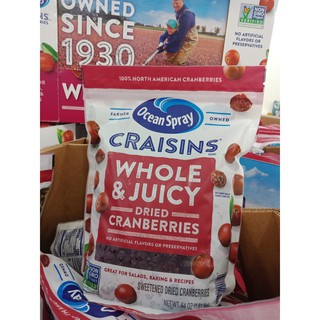 Date 2024 quả nam việt quất sấy khô ocean spray craisins dried cranberries