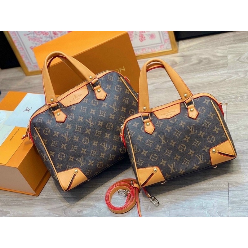 Túi trống LV Retiro xách tay Da Thật size 25 30 (sẵn, nhắn tin shop kiểm khoậ