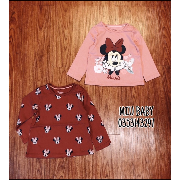 Áo nỉ lót lông Disney 8 màu bé trai bé gái dư xịn