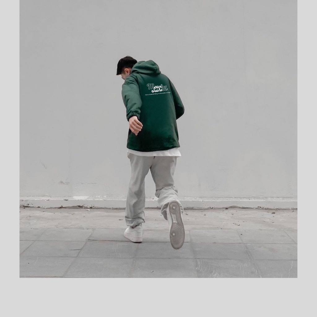 Áo Hoodie nam nữ mùa đông , áo nỉ bông  unisex dài tay form rộng in hình Mosser