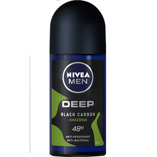 Lăn Khử Mùi Nivea Than Đen Hương Rừng Amazon 50ml