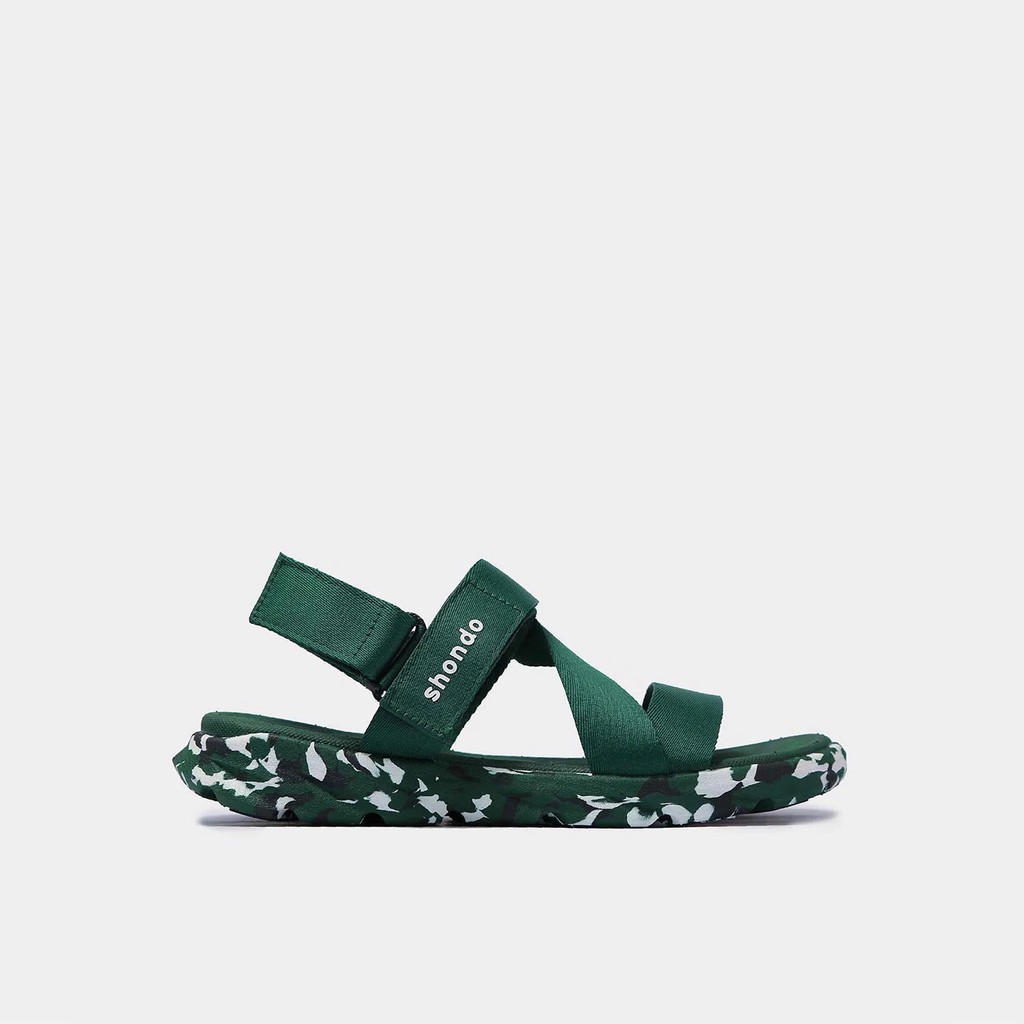 Giày Sandals SHAT SHONDO F6 Sport- F6S505 xanh rêu camo