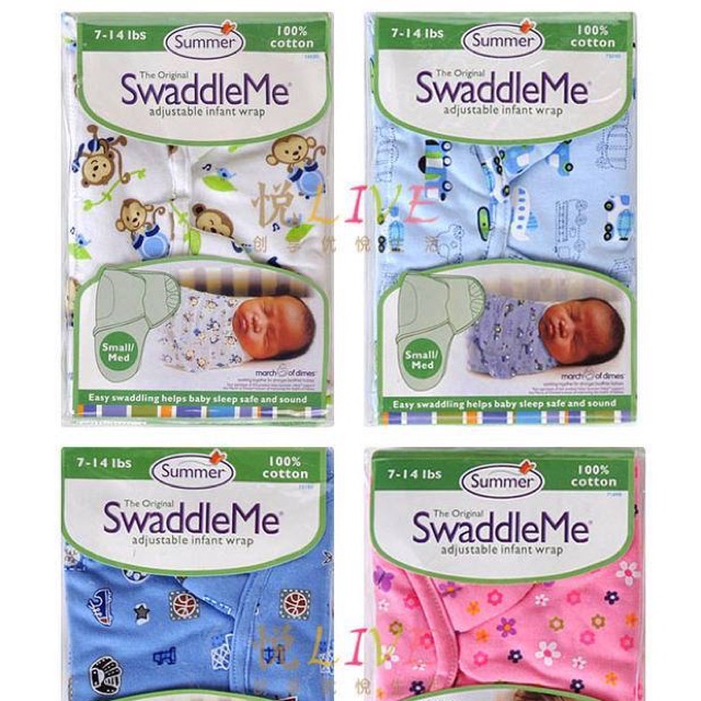 Chăn quấn ủ Swaddleme Summer