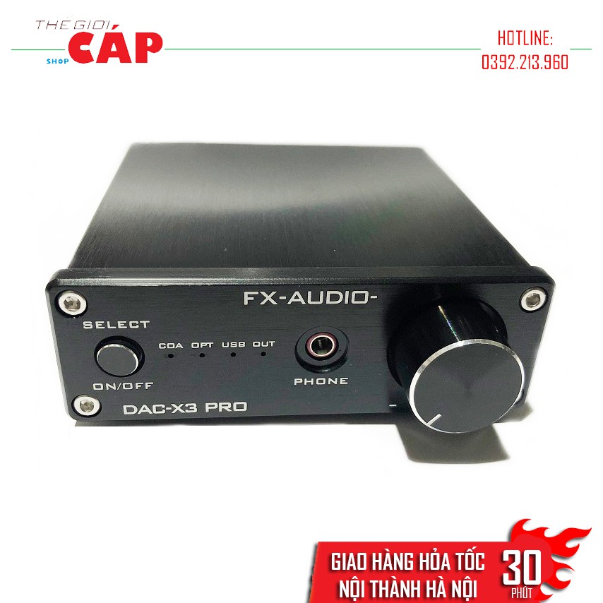 Bộ Giải Mã Âm Thanh DAC FX-Audio X3 Pro - Hàng Chính Hãng