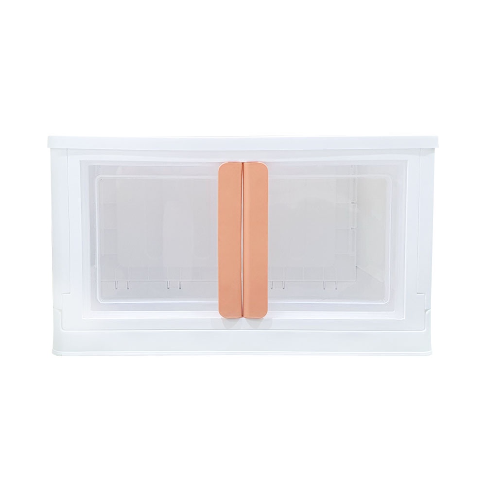 HomeBase STACKO Thùng đựng đồ bằng nhựa CHEER W64xD40xH37cm màu cam