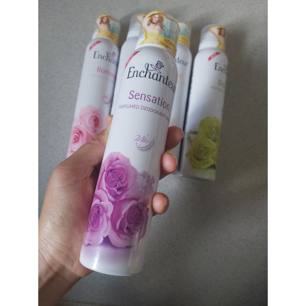 Enchanteur - Xịt khử mùi toàn thân Hương nước hoa 150 ml