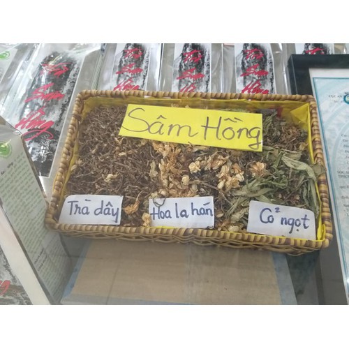 Trà Sam Hồng Mua 2 tặng 1 quà 1 cai ly+ khau trang - Trà Thảo Dược Sam Hồng🌞