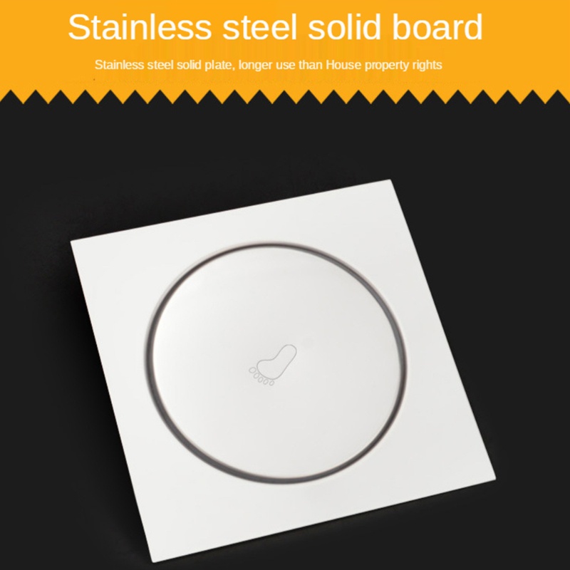 Nắp Cống Thoát Nước Sàn Nhà Bằng Thép Không Gỉ Chống Tắc Nghẽn