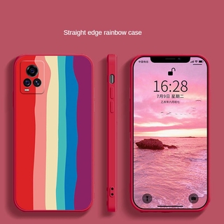 🌈Ốp Điện Thoại Silicon Mềm Màu Cầu Vồng Cho OPPO A3s A5s F9 F11 A31 A5 A9 2020 A91 A92 A52 Reno4 Reno 5 Pro 5G A55 2020