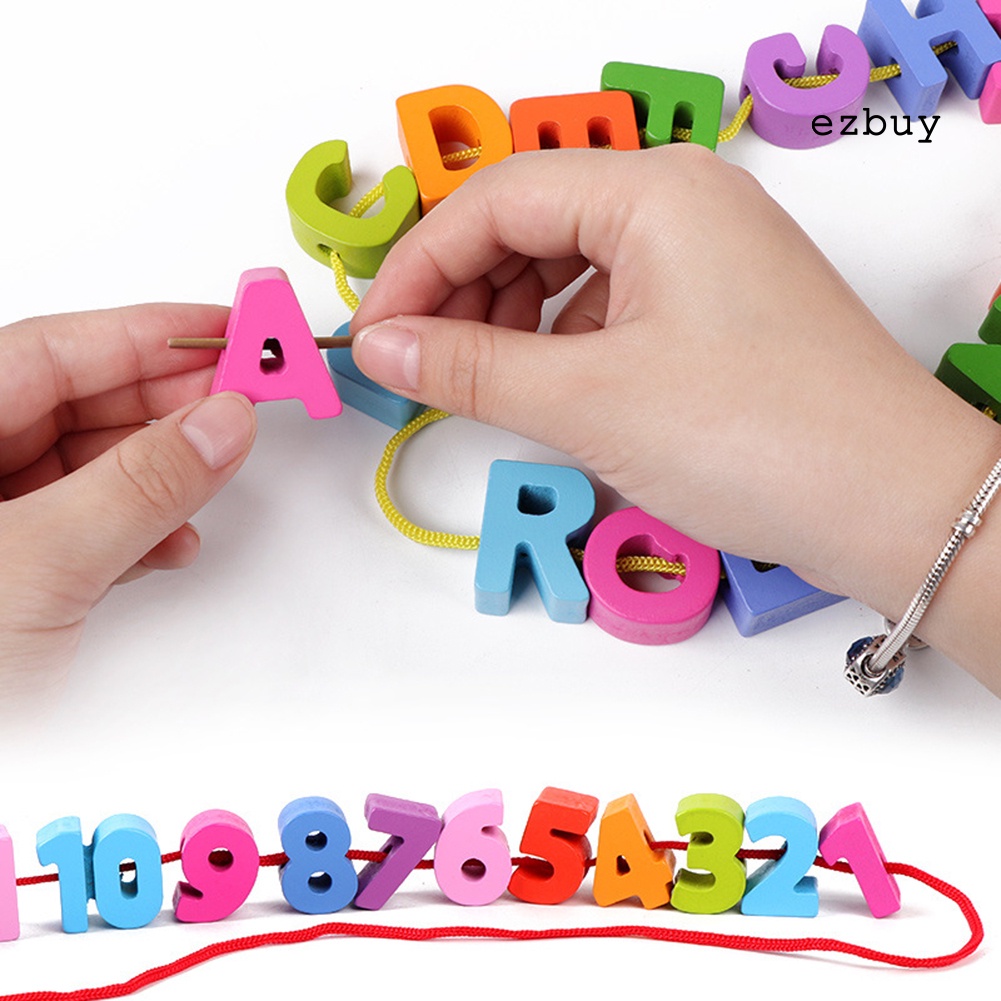 Đồ chơi trẻ em Xếp Hình Chữ Cái Abc Bằng Gỗ Cho Bé