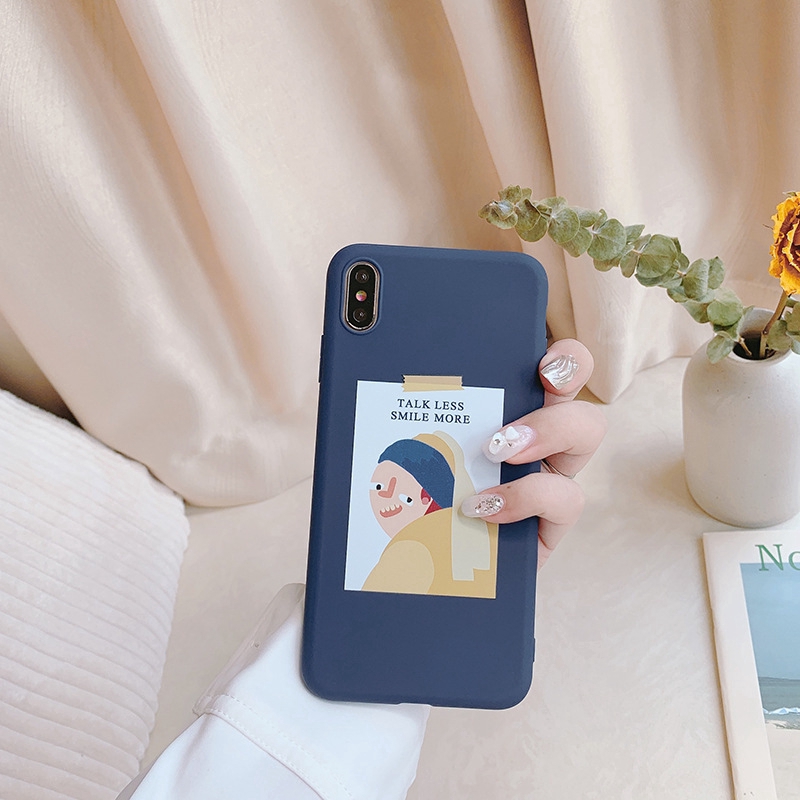 Ốp điện thoại in hình cô gái vui nhộn cho Iphone 5/5S/6/6plus/6S/6S plus/6/7/7plus/8/8plus/X/XS/XS Max/11 50 | BigBuy360 - bigbuy360.vn