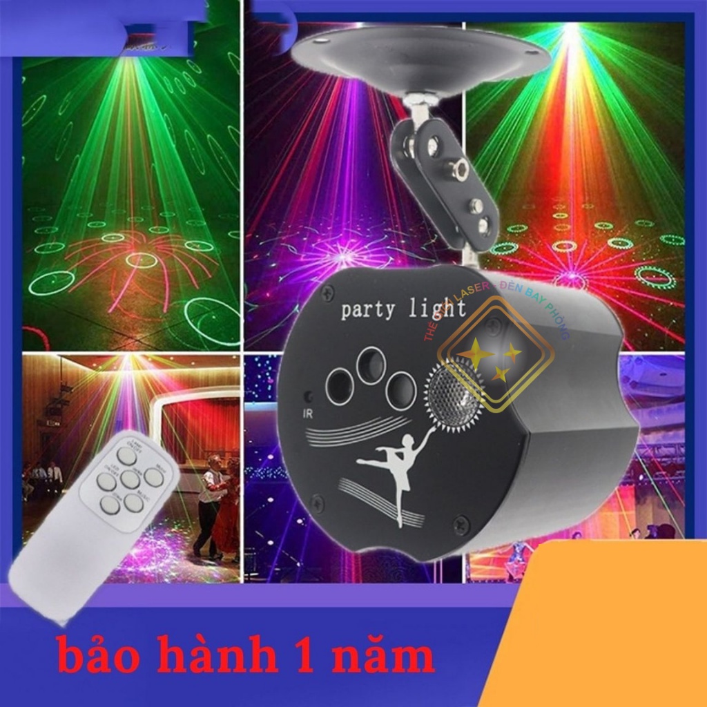 Đèn Laser Cảm Biến Nhạc Hiệu Ứng 3D Giá Rẻ Dùng Cho phòng Bay, Karaoke, Phòng Bar