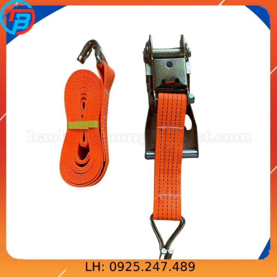 Dây cảo chằng hàng tăng đơ bản 2,5cm tăng chỉnh, cố định hàng hóa (chiều dài 3,4,5,6,8m tải trọng 800kg)