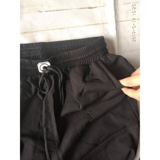 Quần baggy vải đũi lụa dáng dài
