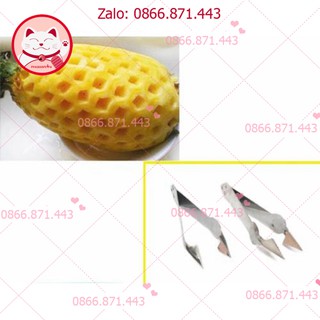 ⚡𝐅𝐑𝐄𝐄𝐒𝐇𝐈𝐏⚡ Gọt mắt dứa - kẹp mắt dứa dạng nhíp - QA