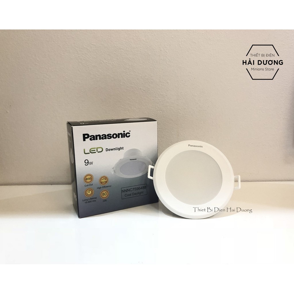 Combo 6 Đèn Panasonic LED Downlight âm trần 9w NNNC7596488 Trắng - NNNC7581488 Vàng